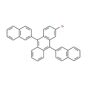 2-Bromo-9,10-bis(2-naphthalenyl)anthracene - Click Image to Close