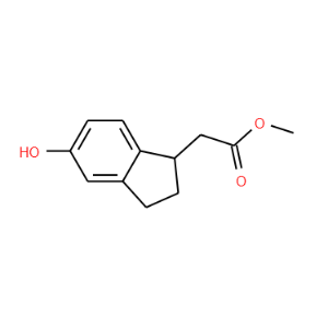 Methyl 2-(5-hydroxyindan-1-yl)acetate
