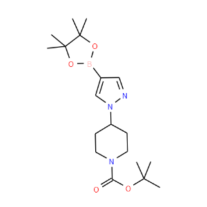 tert-Butyl 4-[4-(4,4,5,5-tetramethyl-1,3,2-dioxaborolan-2-yl)-1H-pyrazol-1-yl]piperidine-1-carboxylate - Click Image to Close