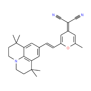 4-(Dicyanomethylene)-2-methyl-6-(1,1,7,7-tetramethyljulolidyl-9-enyl)-4H-pyran - Click Image to Close