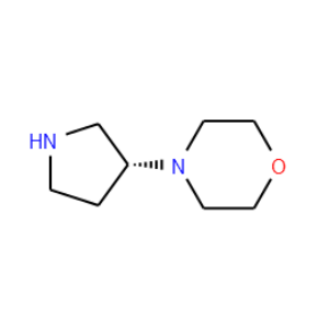 Morpholine,4-(3R)-3-pyrrolidinyl-(9CI)