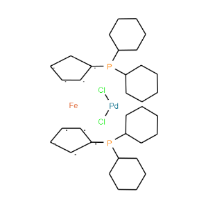 Dichloro[1,1'-bis(dicyclohexylphosphino)ferrocene]palladium(II) - Click Image to Close