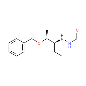 2-[(1S,2S)-1-Ethyl-2-(phenylmethoxy)propyl]hydrazinecarboxaldehyde - Click Image to Close
