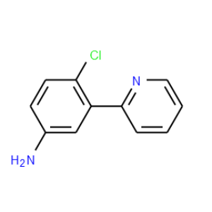 4-chloro-3-(pyridin-2-yl)benzenamine
