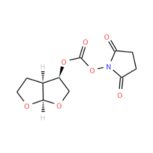 Carbonic acid 2,5-dioxo-1-pyrrolidinyl [(3R,3aS,6aR)-hexahydrofuro[2,3-b]furan-3-yl] ester - Click Image to Close