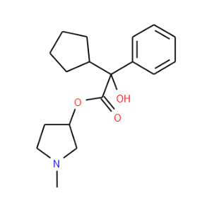 N-Methyl-3-pyrrolidinyl Cyclopentylmandelate - Click Image to Close