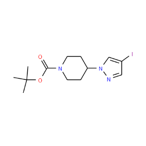tert-Butyl 4-(4-iodo-1H-pyrazol-1-yl)piperidine-1-carboxylate - Click Image to Close
