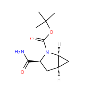 (1S,3S,5S)-3-(Aminocarbonyl)-2-azabicyclo[3.1.0]hexane-2-carboxylic acid tert-butyl ester - Click Image to Close