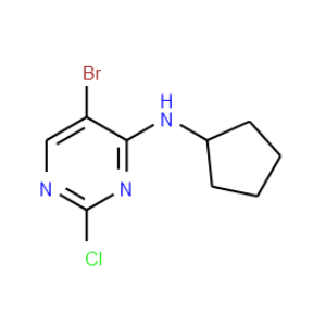 5-Bromo-2-chloro-N-cyclopentylpyrimidin-4-amine - Click Image to Close
