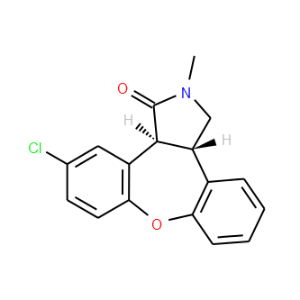 11-Chloro-2,3,3a,12b-tetrahydro-2-methyl-1H-dibenz[2,3:6,7]oxepino[4,5-c]pyrrol-1-one