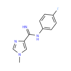 N-(4-Fluorophenyl)1-methyl-1H-imidazole-4-carboximidamide