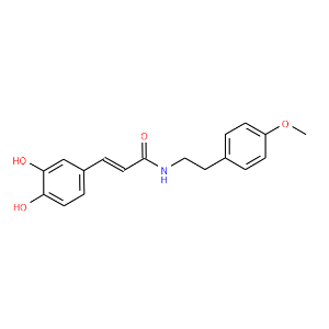 N-Caffeoyl-O-methyltyramine - Click Image to Close