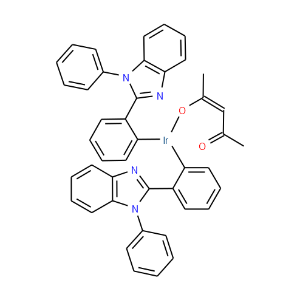 Bis(1,2-diphenyl-1H-benzimidazol-C2,N) (acetylacetonate)iridium(III)