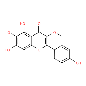 5,7,4'-Trihydroxy-3,6-dimethoxyflavone - Click Image to Close