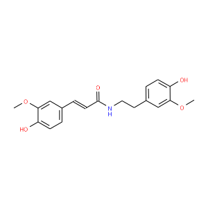 N-trans-Feruloyl-3-methoxytyramine - Click Image to Close