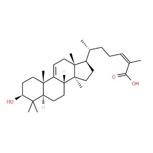 3-Hydroxylanost-9(11),24-dien-26-oic acid