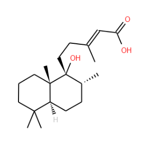 9-Hydroxy-13E-labden-15-oic acid - Click Image to Close