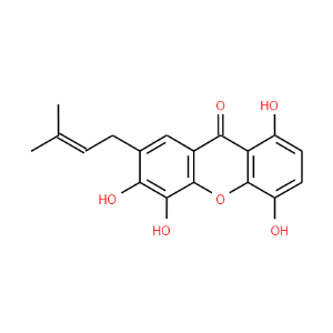 1,4,5,6-Tetrahydroxy-7-prenylxanthone - Click Image to Close