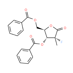 ((2R,3R,4R)-3-(Benzoyloxy)-4-fluoro-4-methyl-5-oxotetrahydrofuran-2-yl)methyl benzoate - Click Image to Close