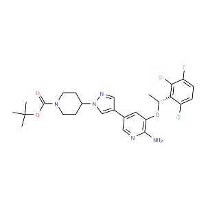 (R)-tert-Butyl 4-(4-(6-amino-5-(1-(2,6-dichloro-3-fluorophenyl)ethoxy) - Click Image to Close