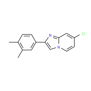 7-chloro-2-(3,4-dimethylphenyl)H-imidazo[1,2-a]pyridine