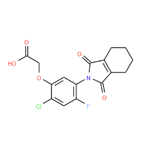 2-[2-chloro-5-(1,3-dioxo-4,5,6,7-tetrahydroisoindol-2-yl)-4-fluoro-phe noxy]acetic acid