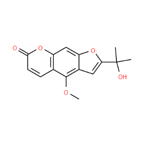 2-(1-Hydroxy-1-methylethyl)-4-methoxy-7H-furo[3,2-g][1]benzopyran-7-one - Click Image to Close