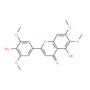 4',5-Dihydroxy-3',5',6,7-tetramethoxyflavone - Click Image to Close