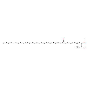 3-(4-Hydroxy-3-methoxyphenyl)propyl tetracosanoate - Click Image to Close