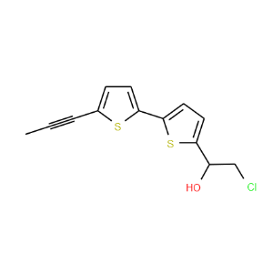 2-Chloro-1-(5'-(prop-1-ynyl)-2,2'-bithiophen-5-yl)ethanol