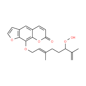 8-(6-Hydroperoxy-3,7-dimethyl-2,7-octadienyloxy)psoralen - Click Image to Close