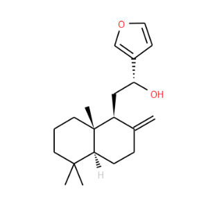 15,16-Epoxy-12R-hydroxylabda-8(17),13(16),14-triene - Click Image to Close