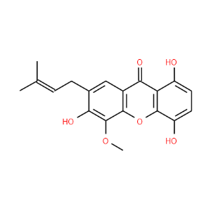 1,4,6-Trihydroxy-5-methoxy-7-prenylxanthone - Click Image to Close