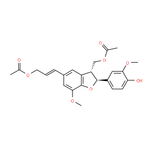 Dimeric coniferyl acetate - Click Image to Close