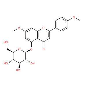 7,4-Di-O-methylapigenin 5-O-glucoside - Click Image to Close