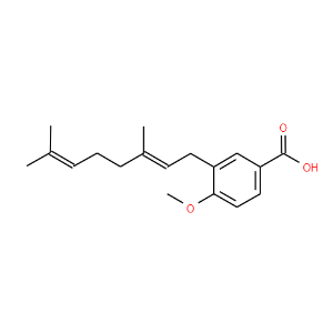 3-Geranyl-4-methoxybenzoic acid - Click Image to Close