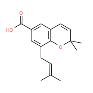 2,2-Dimethyl-8-prenylchromene 6-carboxylic acid