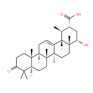22-Hydroxy-3-oxo-12-ursen-30-oic acid