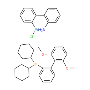 Chloro(2-dicyclohexylphosphino-2',6'-dimethoxy-1,1'-biphenyl)[2-(2'-amino-1,1'-biphenyl)]palladium(II)