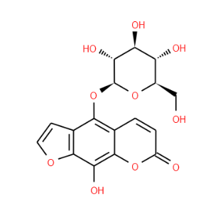 8-Hydroxy-5-O-beta-D-glucopyranosylpsoralen - Click Image to Close