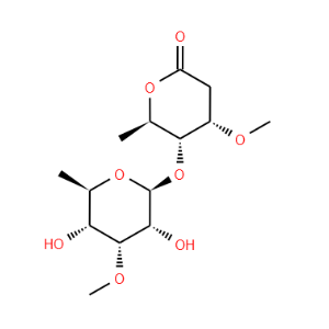 6-Deoxy-3-O-methyl-beta-allopyranosyl(1-4)-beta-cymaronic acid delta-lactone - Click Image to Close