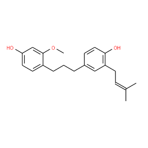 1-(4-Hydroxy-2-methoxyphenyl)-3-(4-hydroxy-3-prenylphenyl)propane
