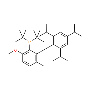 2-Di-tert-butylphosphino-3-Methoxy-6-Methyl-2',4',6'-triisopropyl-1,1'-biphenyl - Click Image to Close