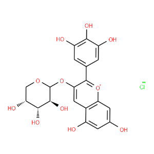 Delphinidin-3-O-arabinoside chloride