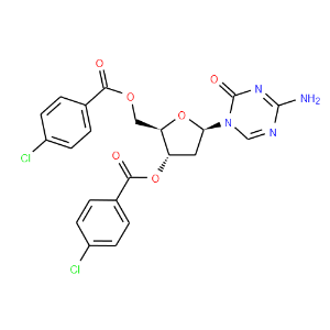 3',5'-di-o-p-chlorobenzoyl-2-deoxy-5-azacytosine - Click Image to Close