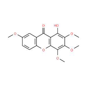1-Hydroxy-2,3,4,7-tetramethoxyxanthone - Click Image to Close