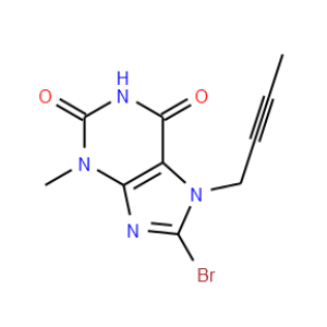 8-Bromo-7-(but-2-yn-1-yl)-3-methyl-1H-purine-2,6(3H,7H)-dione - Click Image to Close