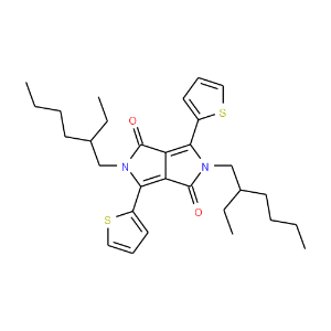 2,5-Bis(2-ethylhexyl)-3,6-di(thiophen-2-yl) pyrrolo[3,4-c]pyrrole-1,4(2H,5H)-dione - Click Image to Close