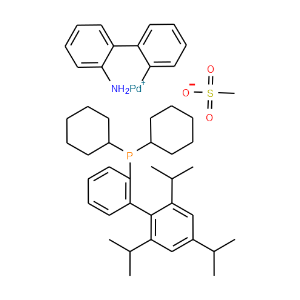 Methanesulfonato(2-dicyclohexylphosphino-2',4',6'-tri-i-propyl-1,1'-biphenyl)(2'-amino-1,1'-biphenyl-2-yl)palladium(II)