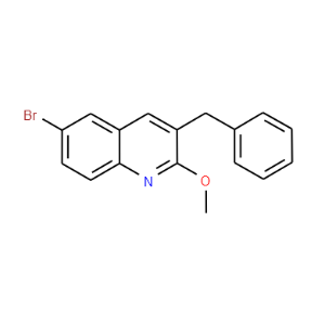 3-benzyl-6-bromine-2-methoxy quinoline